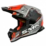 Мотошлем кроссовый SMK ALLTERRA MAVERIX, серый/оранжевый (M)
