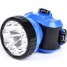 Фонарь налобный аккумуляторный Smartbuy 1B+8 LED, синий SBF-25-B