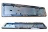 Рамка госномера TORINO (нержавеющая сталь) AF-003 закругленные углы /хром/