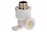 Колено комб.наст.нар.рез. 25*1/2"белый VALTEC (VTp.755.0.02504)