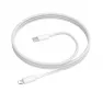 Кабель BOROFONE BX117 Type-C+Apple 1м 3А /белый/ быстрая зарядка