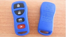 Корпус для ремоута Nissan KN062 4 кнопки, синий