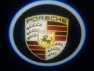 Проекторы в двери автомобиля 3D, светодиодные с логотипом для а/м PORSHE (компл. 2шт)