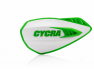 Защита рук мотокросс + крепеж на руль CYCRA CYCLONE белый/зеленый