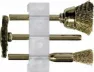 Корщетки латунированные FIT 36904 для гравёра набор 3шт.