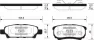 Колодки тормозные задние Sangsin Brake SP2111 