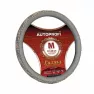 Оплётка руля AUTOPROFI AP- 810 D.GY/GY.BE(M) PU кожа, плетёные вставки /темно-серый-серо-бежевый/