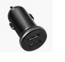 Адаптер BOROFONE BZ31A  2USB 3.0A/черный/