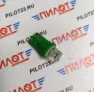 Лампа светодиодная LED Маяк 12V T8 BA9S CONE зеленая (уп. 50шт)
