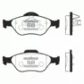 Колодки тормозные дисковые передние SANGSIN BRAKE SP1565
