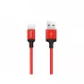 Кабель HOCO X14 USB+Type-C 1м 3A /красно-черный/