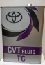 Масло трансмиссионное синтетическое TOYOTA CVT для вариаторов Fluid TC 4 л