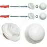 Крепление бачка к унитазу Thermofix (металл, 2 шпильки 72 мм)