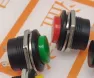 Кнопка R13-507R без фиксации красный