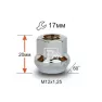 Гайка открытая M12X1,25Х20 конус 17 ключ с юбкой 
