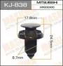 Клипса крепежная Masuma KJ838