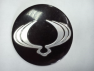 Стикер SANG YONG D56 алюминиевый сферический (на двухстороннем скотче) D56