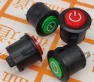 Кнопка DS-422-3-1R с фиксацией красный