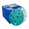 Круг SUNMIGHT 53009 шлифовальный FILM 150мм на липучке, 15 отверстий /зелёный/ Р 150  