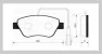 Колодки тормозные дисковые передние SANGSIN BRAKE SP1201
