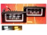 Фары противотуманные 2113-LED5-50W YW для а/м ЛАДА-2110-2115 двухцветные бело-желтые (компл. 2шт)
