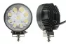 Фара светодиодная круглая 8,5*1,9см 9LED рефл.стекло. G0006-mini
