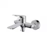 Смеситель для ванны, короткий излив, латунь, VALFEX Adara Сhrome