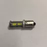 Лампа светодиодная LED Маяк 12V T8 10SMD (5630) BA9S белая