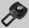 Заглушка для ремня безопасности с кожаной вставкой KL312-3 с логотипом BMW (1шт) 