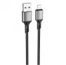 Кабель BOROFONE BX83 USB+Apple 1м 2.4 A /черный/