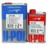 Комплект U-POL  лак S2081/1 HS CLEAR COAT 2:1 повышенной прочности 1л + 2032 Отвердитель 0,5л