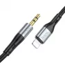Кабель HOCO UPA22 AUX-Apple 1м /черный/