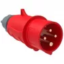 Вилка переносная IEK MAGNUM ССИ-025 32А-6ч/200/346-240/415В 3Р/РЕ/N IP44, красная