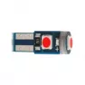 Лампа светодиодная 12V T5-2835-3SMD зеленая (уп. 20шт)