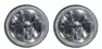 Фары противотуманные JH-1600 С /белые 12V 55A H3/ корпус металл (компл. 2шт)