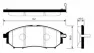 Колодки тормозные дисковые к-т 4 шт SANGSIN BRAKE SP1249