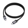 Кабель HOCO X118 Type-C+Type-C 1м 3А/60W /черный/ 