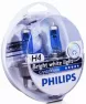 Лампы галогенные PHILIPS H4 12V-60/55W 12342CVSM CRYSTAL VISION (компл. 2шт)