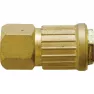 Адаптер быстросъемный с запорным клапаном с вн.резьбой 1/4" FIT 81150