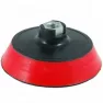 Диск-подошва HOLEX HAT-3112/РМ90832 PROFI полировальная, М-14, D=125мм, мягкая /черно-красная/   