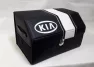 Органайзер автомобильный 49*30*28см экокожа с замком, логотип KIA 