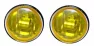 Фары противотуманные JH-7380 Y /желтые 12V 55A H3/ (компл. 2шт)