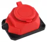 Колодка каучуковая ЭРА с/з 1гн 16A IP44 красная K-1e-RED-IP44