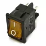 Переключатель KCD1-104(A)-1C Y/4P on/off желтый