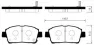 Колодки тормозные Sangsin Brake SP1232 TOYOTA COROLLA PRIUS YARIS SOLANO II