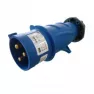 Вилка переносная IEK MAGNUM ССИ-023 32А-6ч/200-250В 2Р/РЕ IP44, синяя