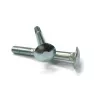 Болт М10*80 полукруглая головка DIN 603 (11378)