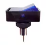 Переключатель ASW-11D клавишный 12V 20A on/off с синей подсветкой 