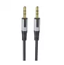 Кабель BOROFONE BL19 AUX 1м /черный/