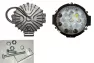 Фонарь светодиодный TORINO R17LED 51W Линза (9-30V) d-15см,h-4,5см
